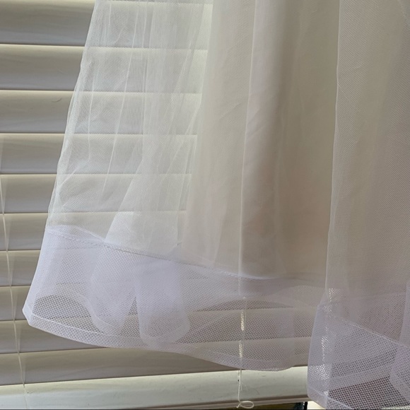 FASHION NOVA White tulle maxi wedding dress, NWT - Picture 7 of 11